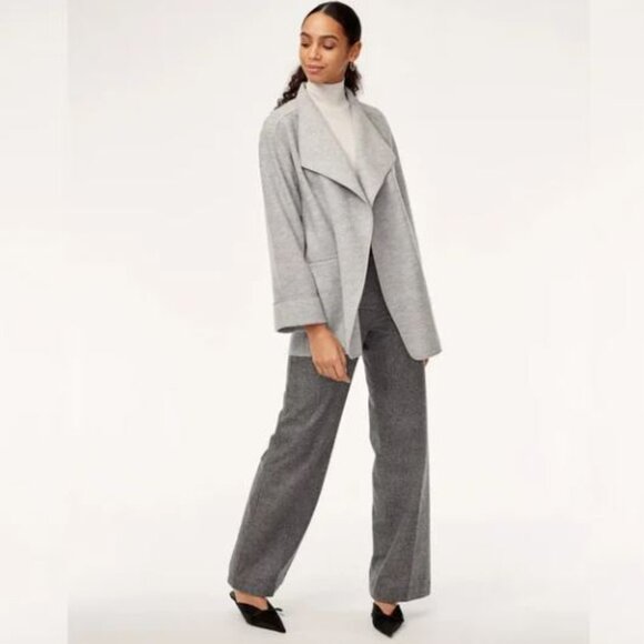 ARITZIA Wilfred Chandelle Jacket - Gray boiled merino wool - size xs coatigan - Picture 1 of 8
